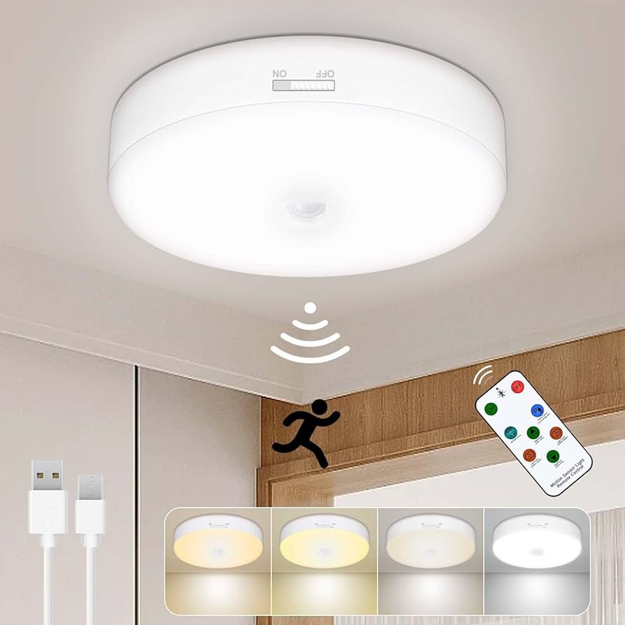 Une ampoule led détecteur de mouvement 20w