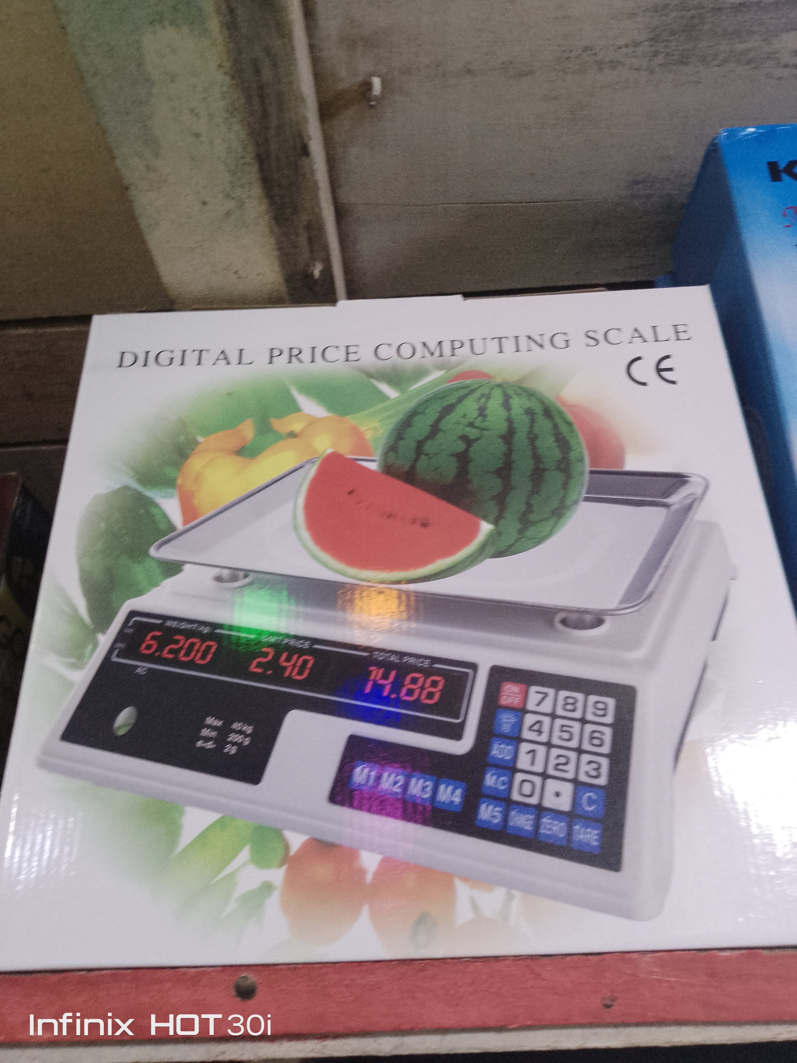 Balance électronique de calcul de prix, 40 kg