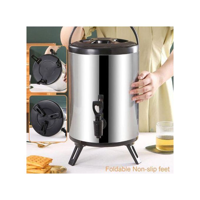 Distributeur de boissons chaudes isotherme milk,tea 10 L  - inox