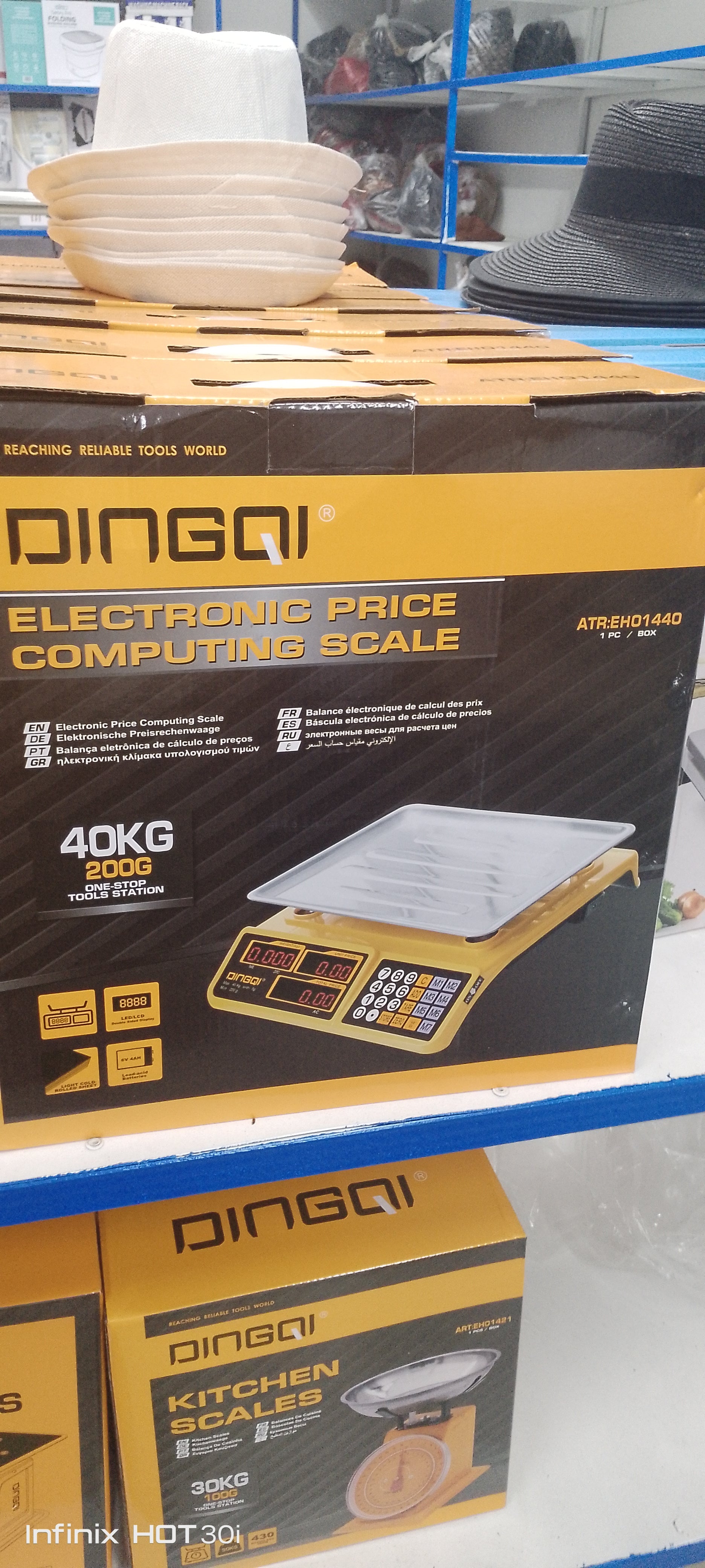 Balance électronique de calcul de prix, 40 kg