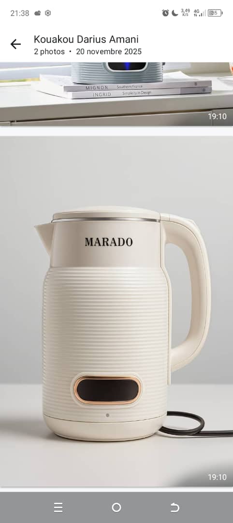 Bouilloire électrique marado 2,5L