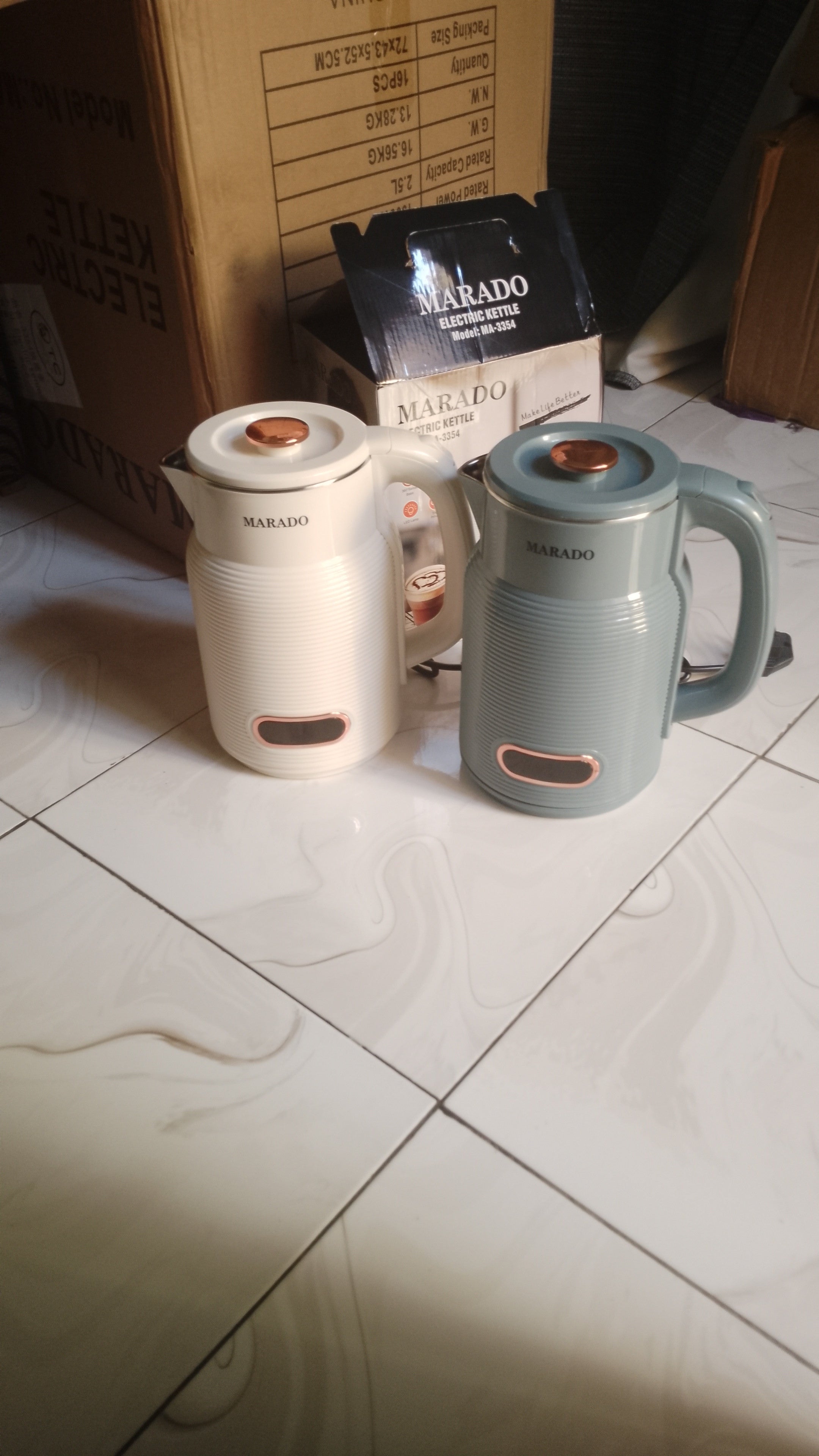 Bouilloire électrique marado 2,5L